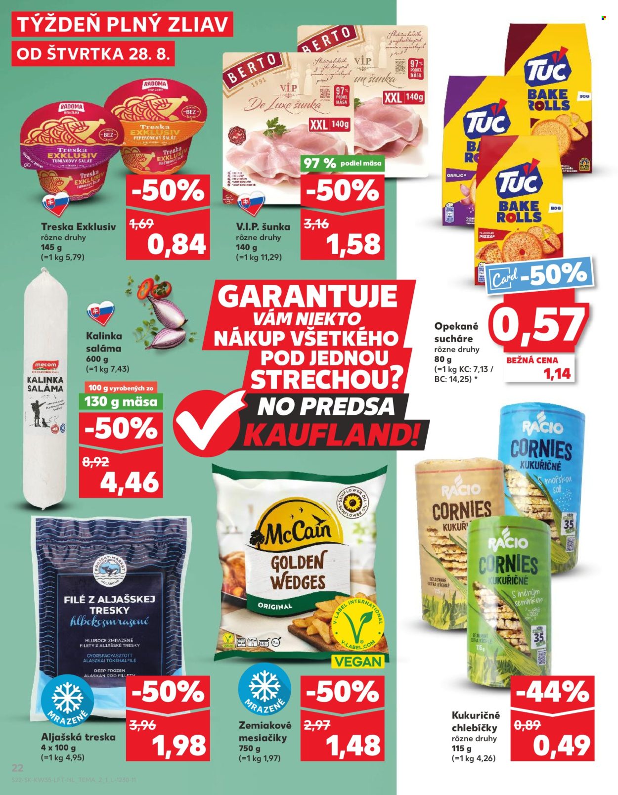 Leták Kaufland - 28.8.2025 - 3.9.2025. Strana 22