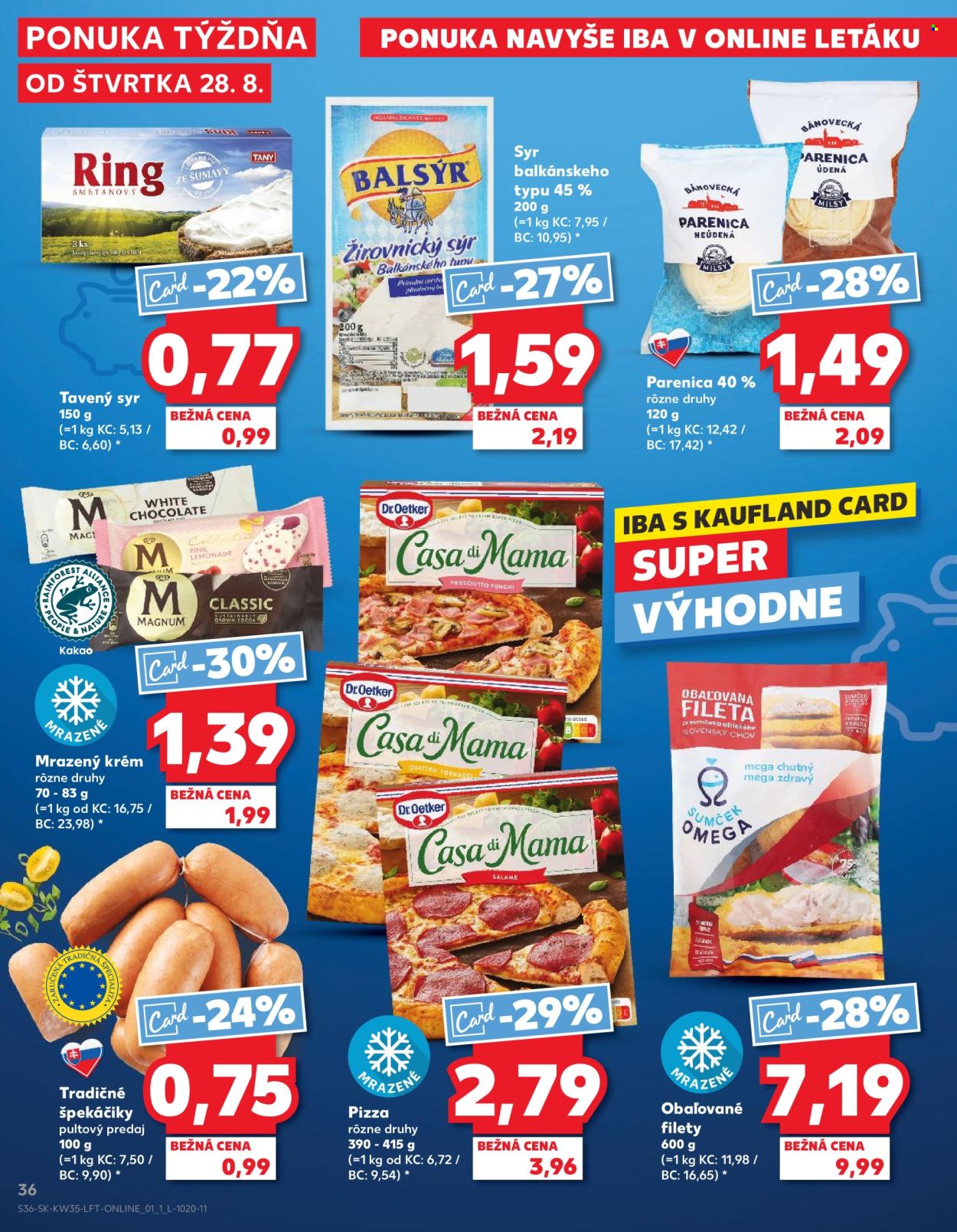 Leták Kaufland - 28.8.2025 - 3.9.2025. Strana 36