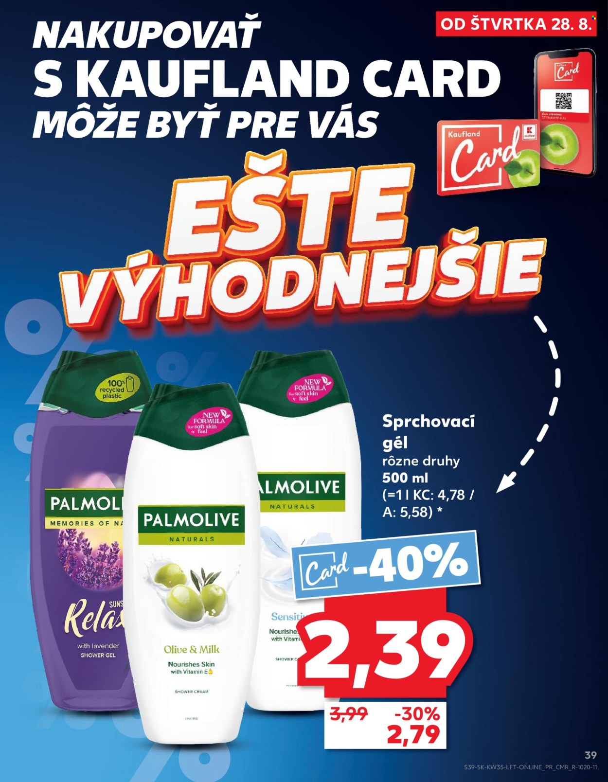 Leták Kaufland - 28.8.2025 - 3.9.2025. Strana 39
