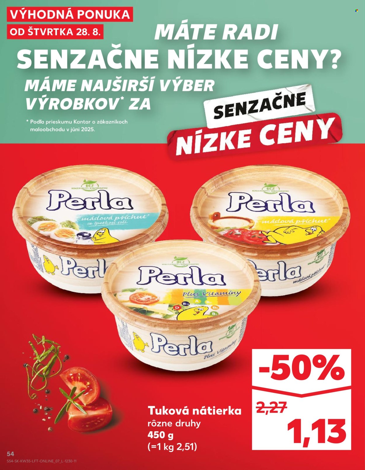 Leták Kaufland - 28.8.2025 - 3.9.2025. Strana 54