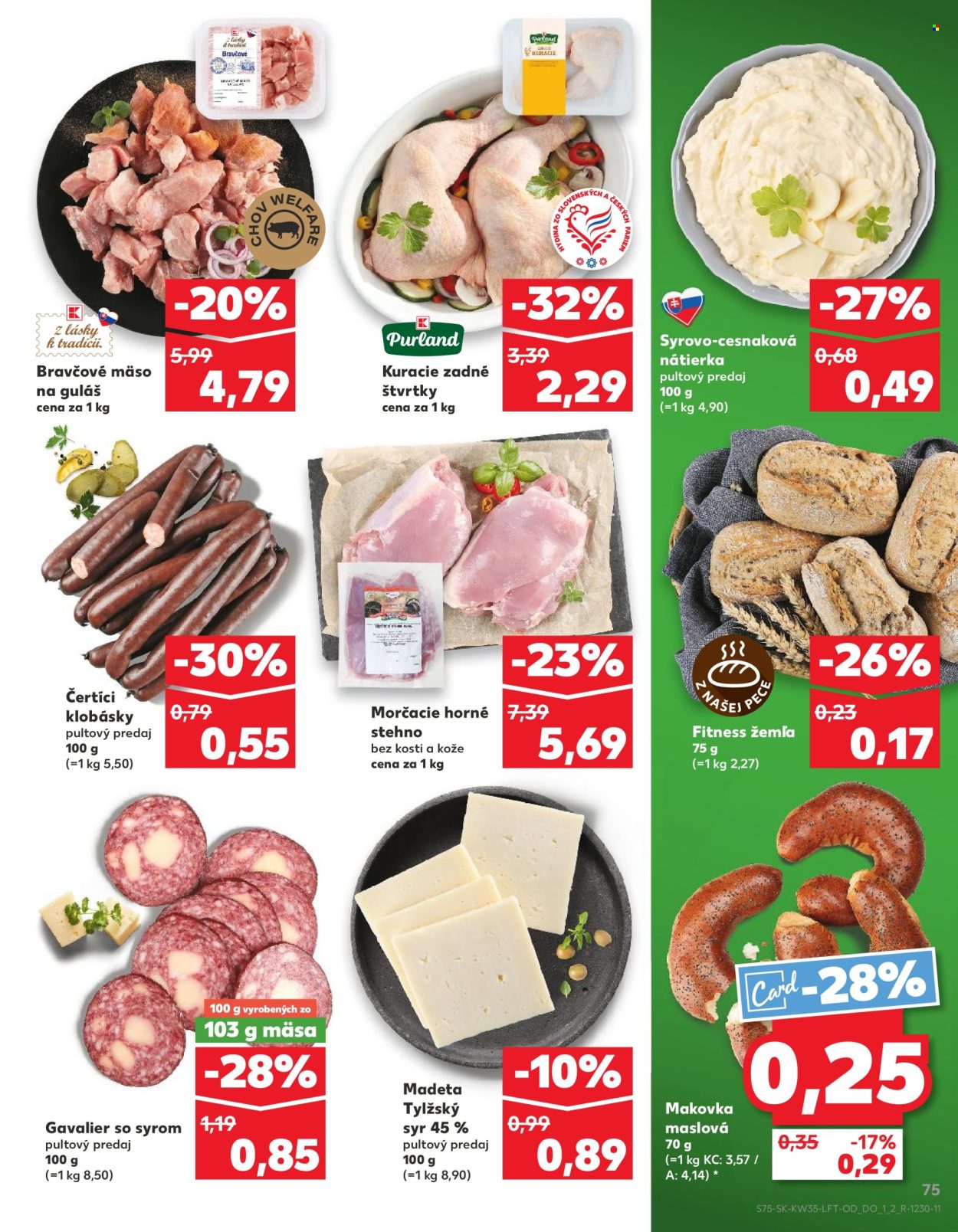 Leták Kaufland - 28.8.2025 - 3.9.2025. Strana 75