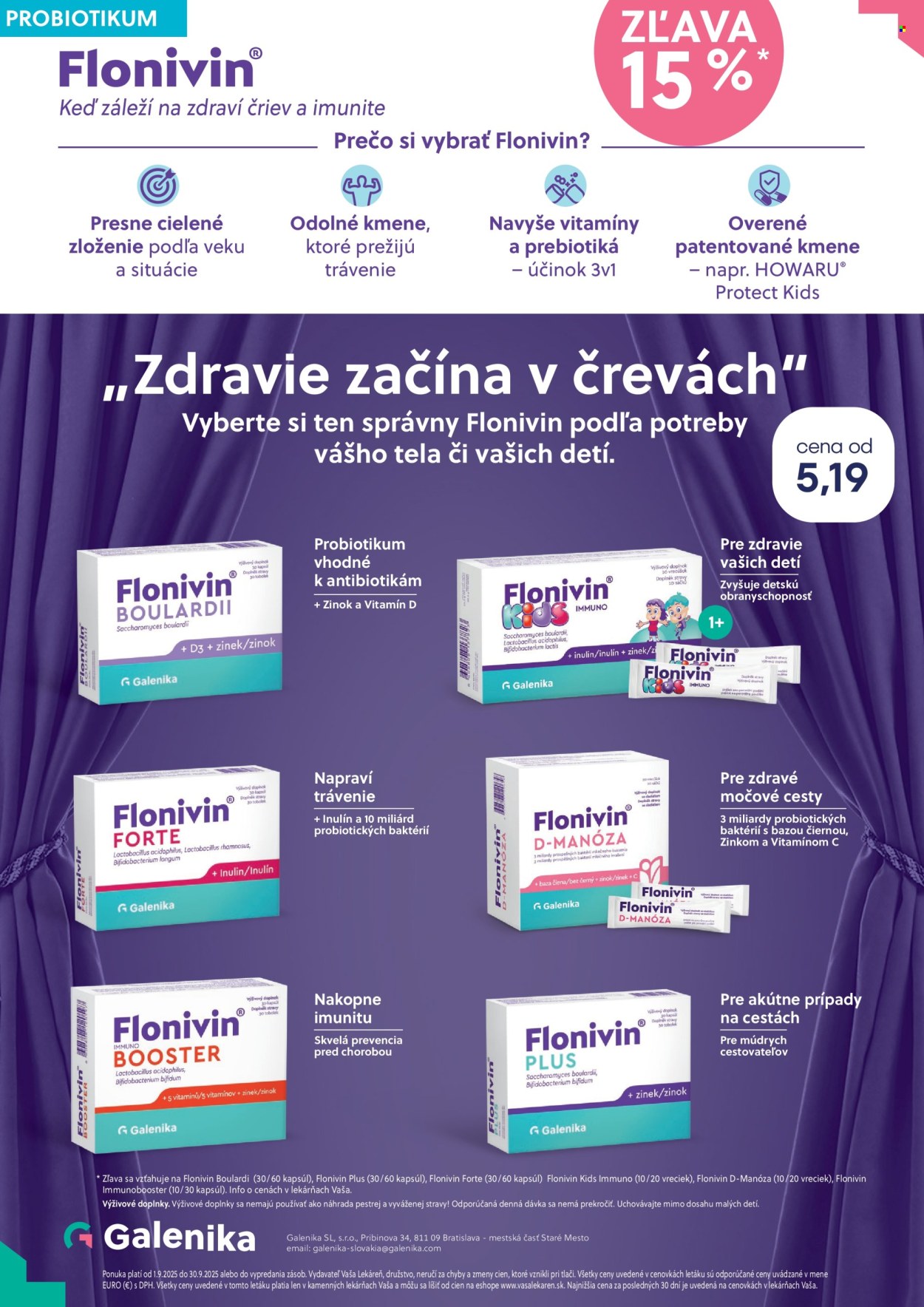Leták Vaša lekáreň - 1.9.2025 - 30.9.2025. Strana 13