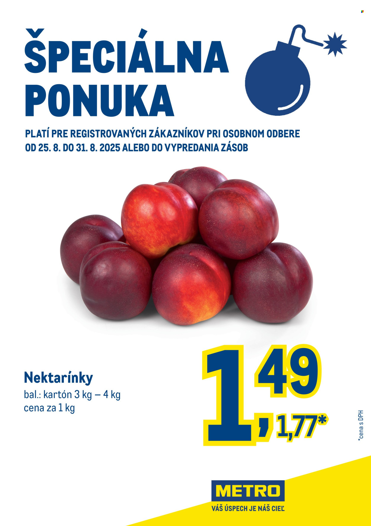 Leták Metro - 25.8.2025 - 31.8.2025. Strana 1