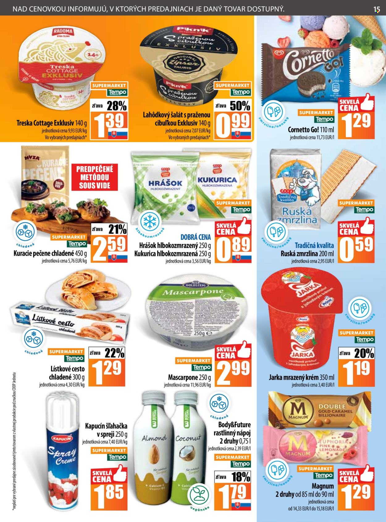 Leták COOP Jednota - 28.8.2025 - 3.9.2025. Strana 15
