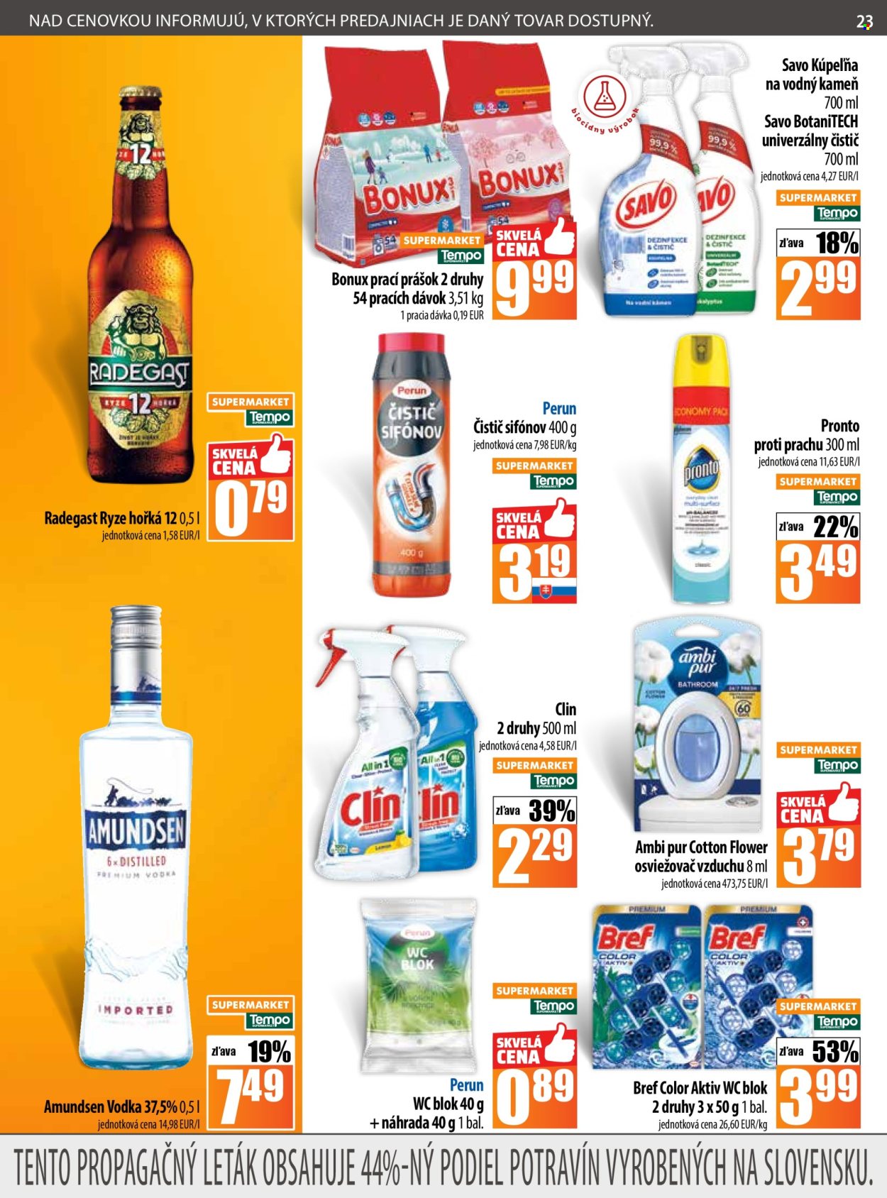 Leták COOP Jednota - 28.8.2025 - 3.9.2025. Strana 23
