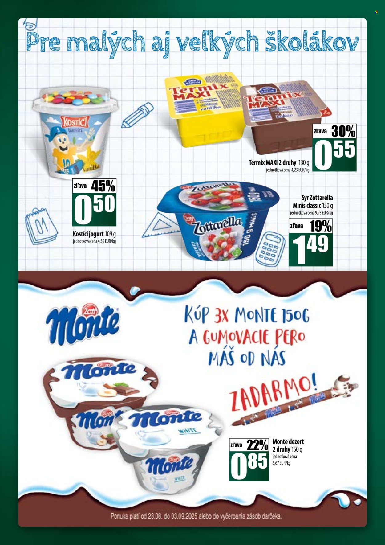 Leták COOP Jednota - 28.8.2025 - 3.9.2025. Strana 34