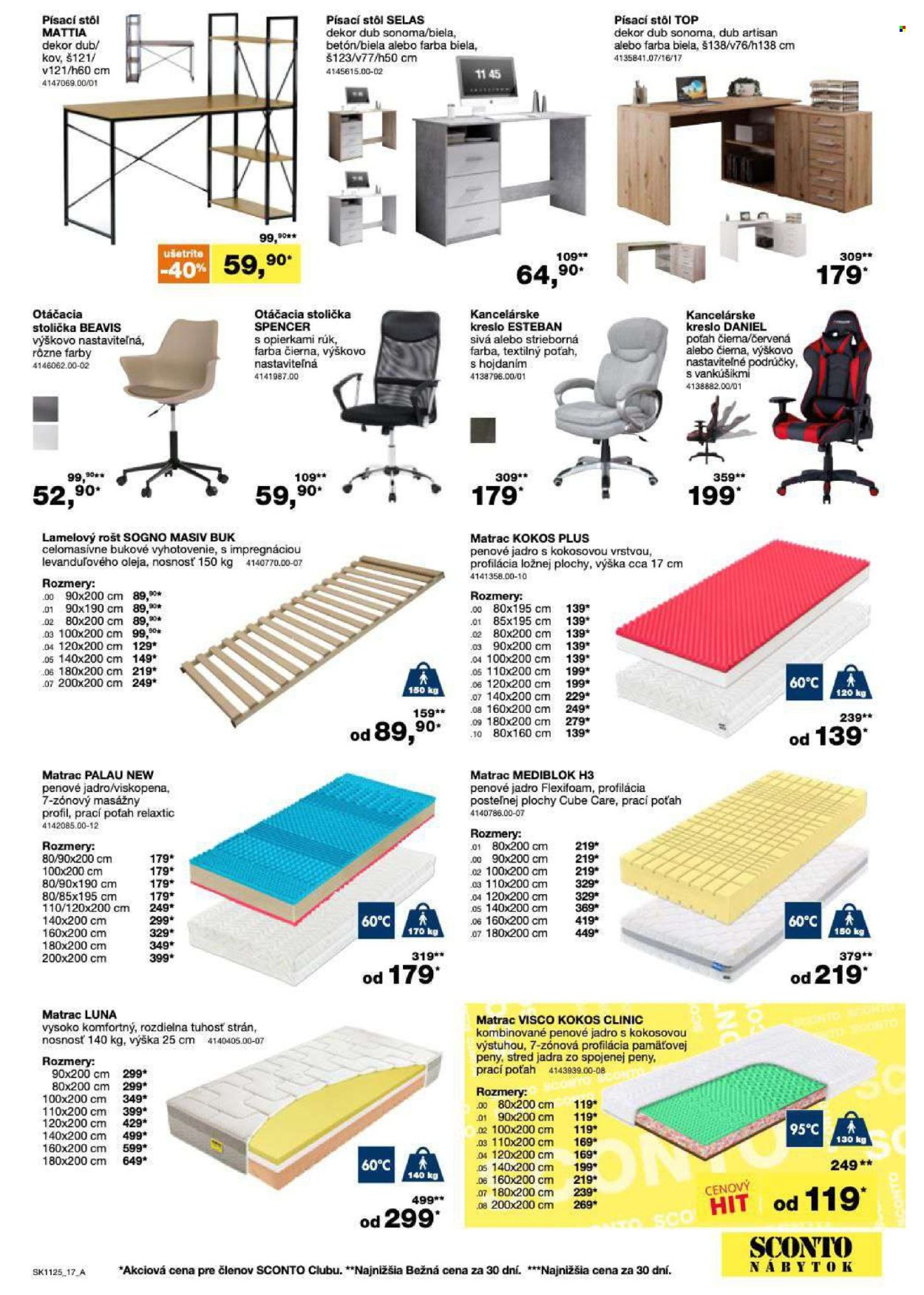 Leták Sconto nábytok - 27.8.2025 - 23.9.2025. Strana 17