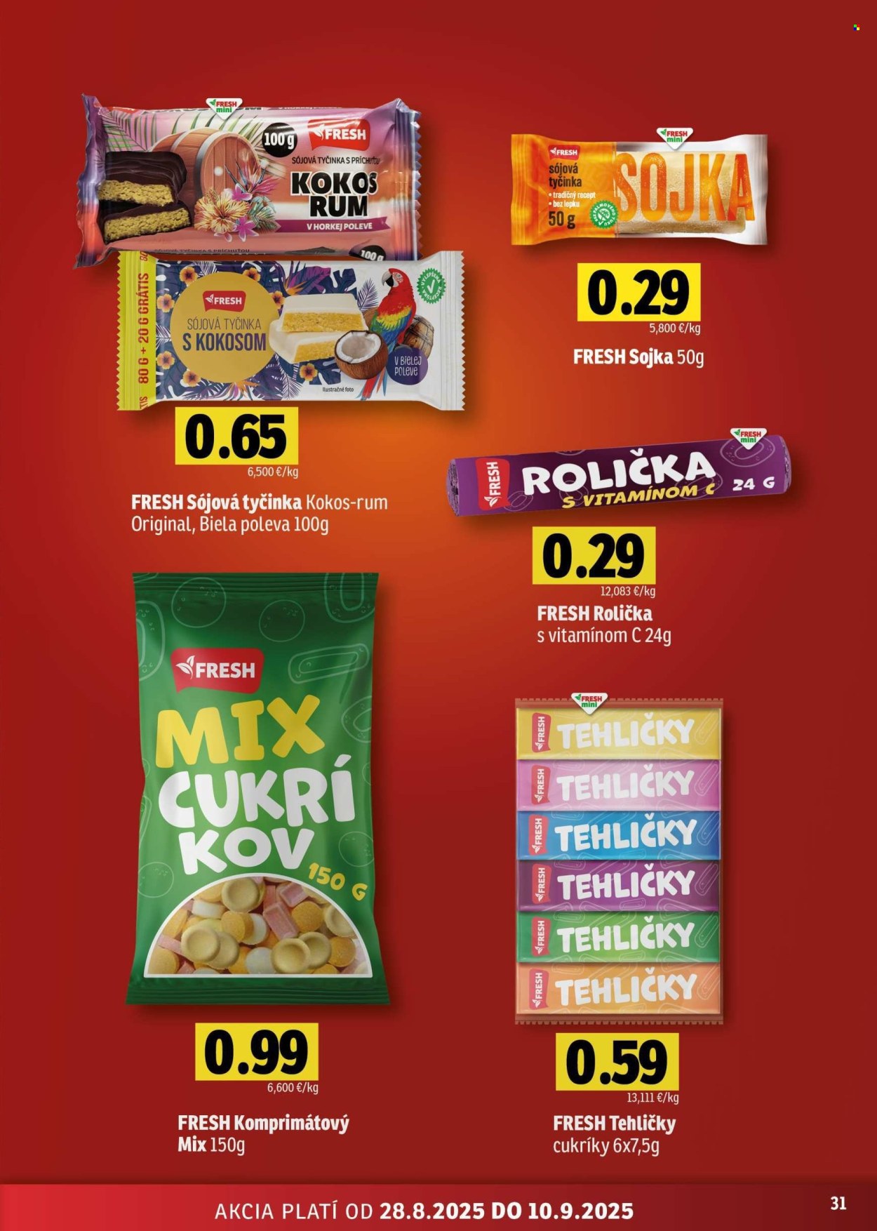Leták FRESH - 28.8.2025 - 10.9.2025. Strana 31