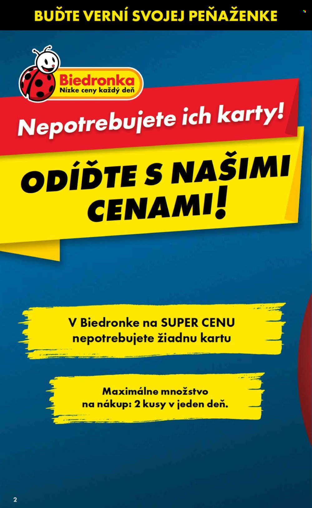 Leták Biedronka - 28.8.2025 - 3.9.2025. Strana 2