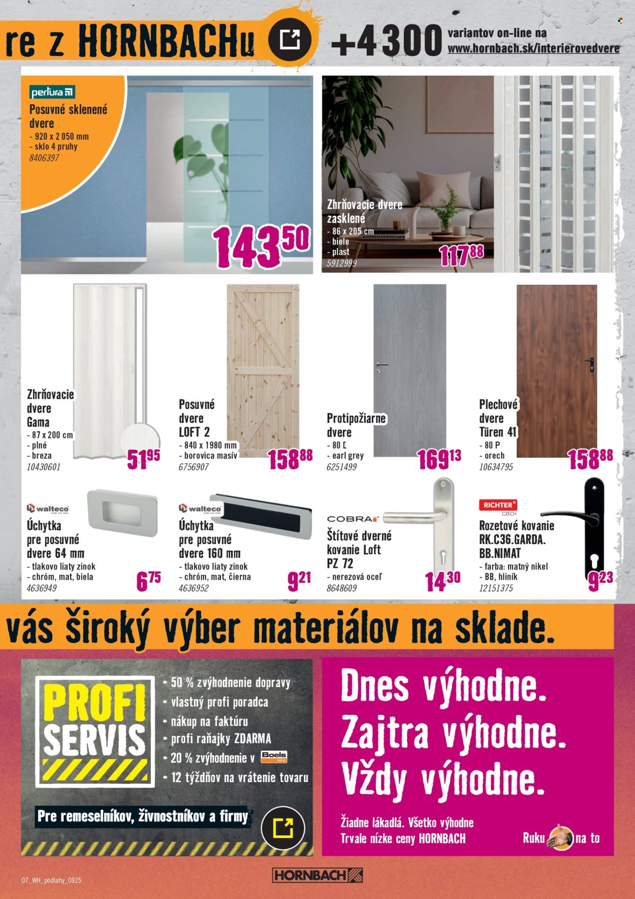 Leták Hornbach - 4.9.2025 - 18.9.2025. Strana 7