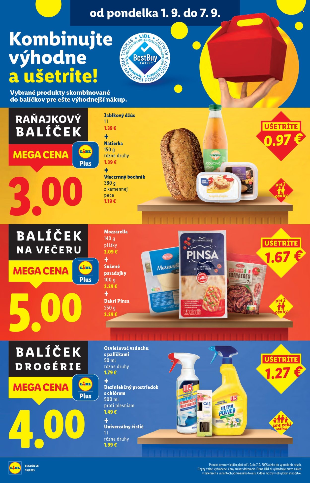 Leták Lidl - 1.9.2025 - 7.9.2025. Strana 15