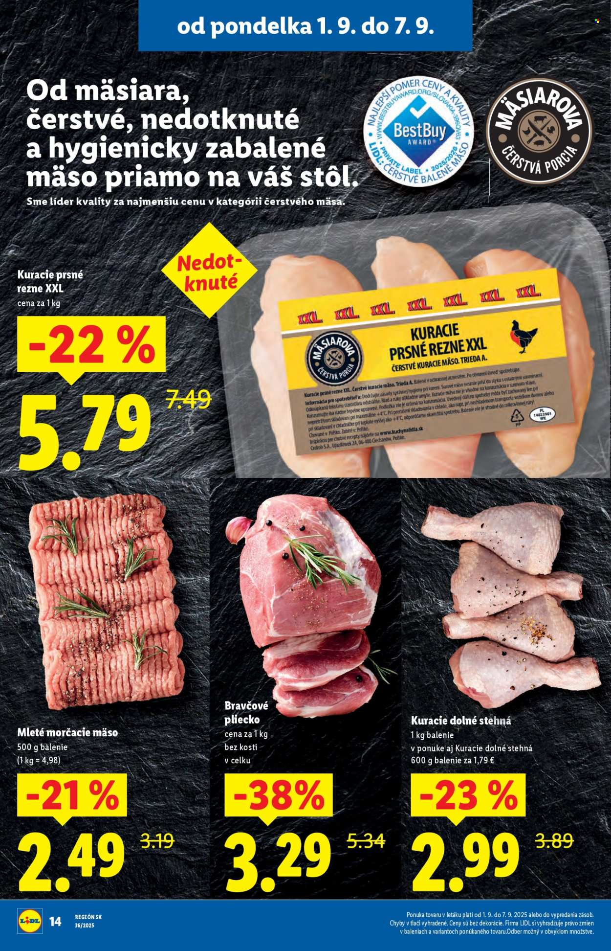 Leták Lidl - 1.9.2025 - 7.9.2025. Strana 16
