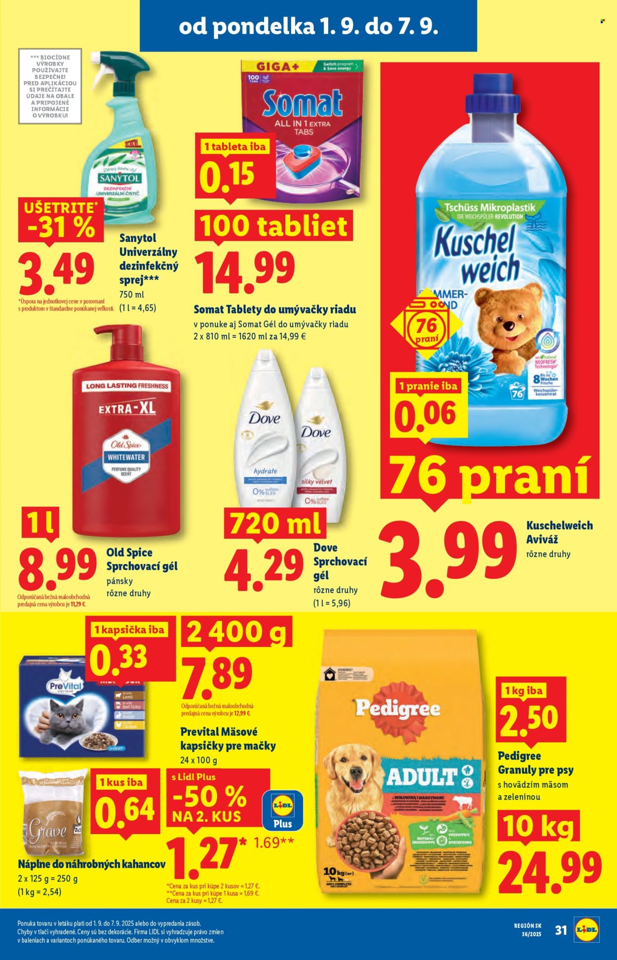 Leták Lidl - 1.9.2025 - 7.9.2025. Strana 33