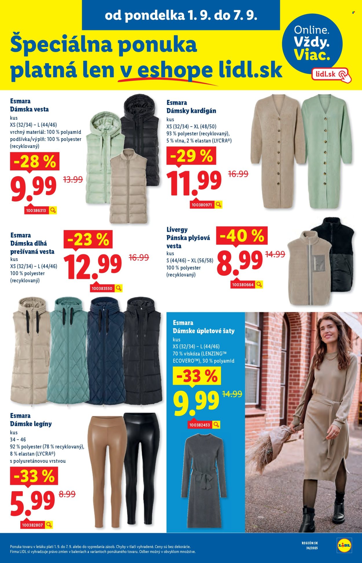 Leták Lidl - 1.9.2025 - 7.9.2025. Strana 73