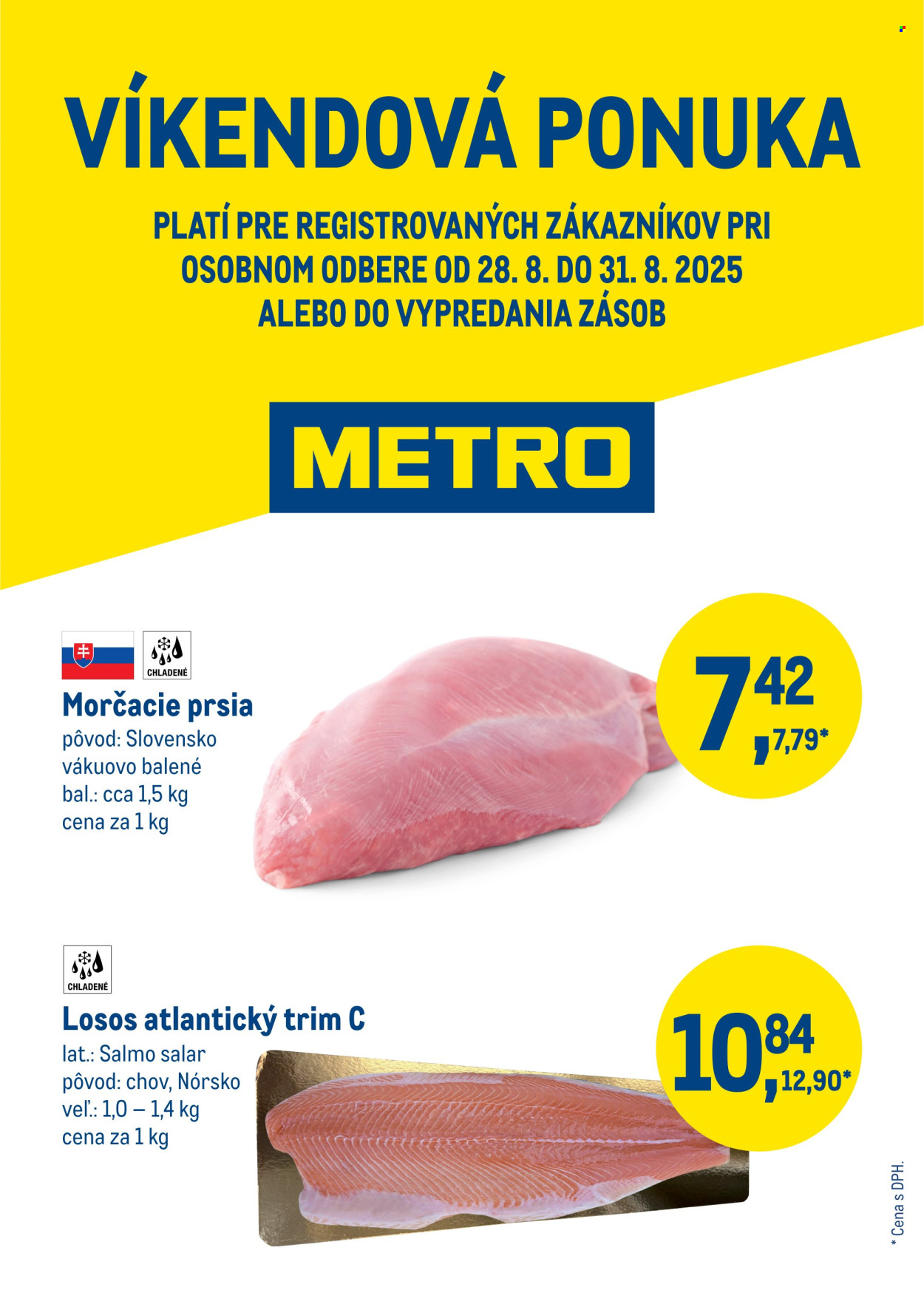 Leták Metro - 28.8.2025 - 31.8.2025. Strana 1