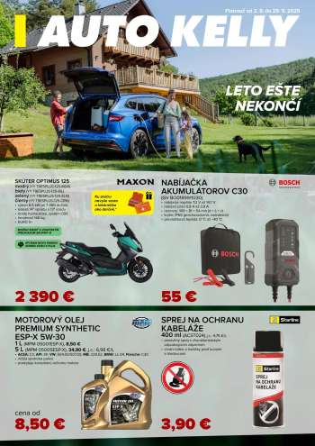 Leták Auto Kelly - 2.9.2025 - 29.9.2025.