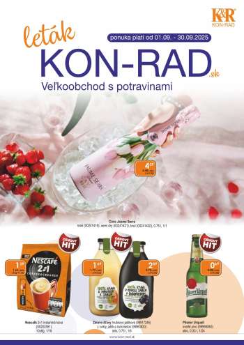 Leták KON-RAD - 1.9.2025 - 30.9.2025.