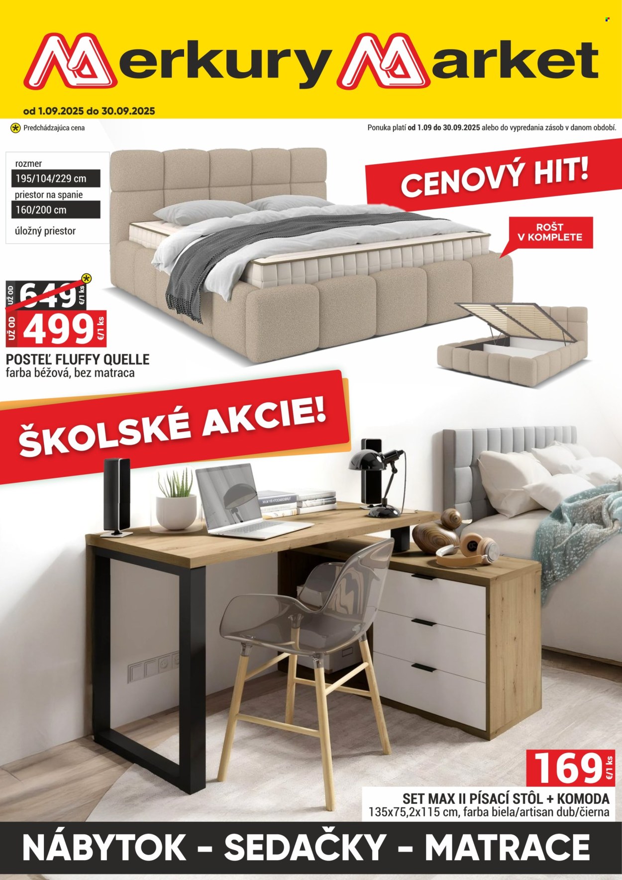 Leták Merkury Market - 1.9.2025 - 30.9.2025. Strana 1