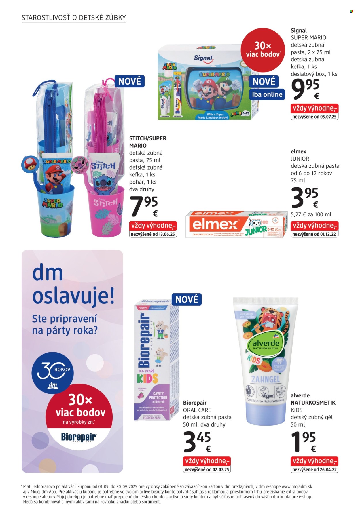 Leták dm drogerie - 1.9.2025 - 30.9.2025. Strana 22
