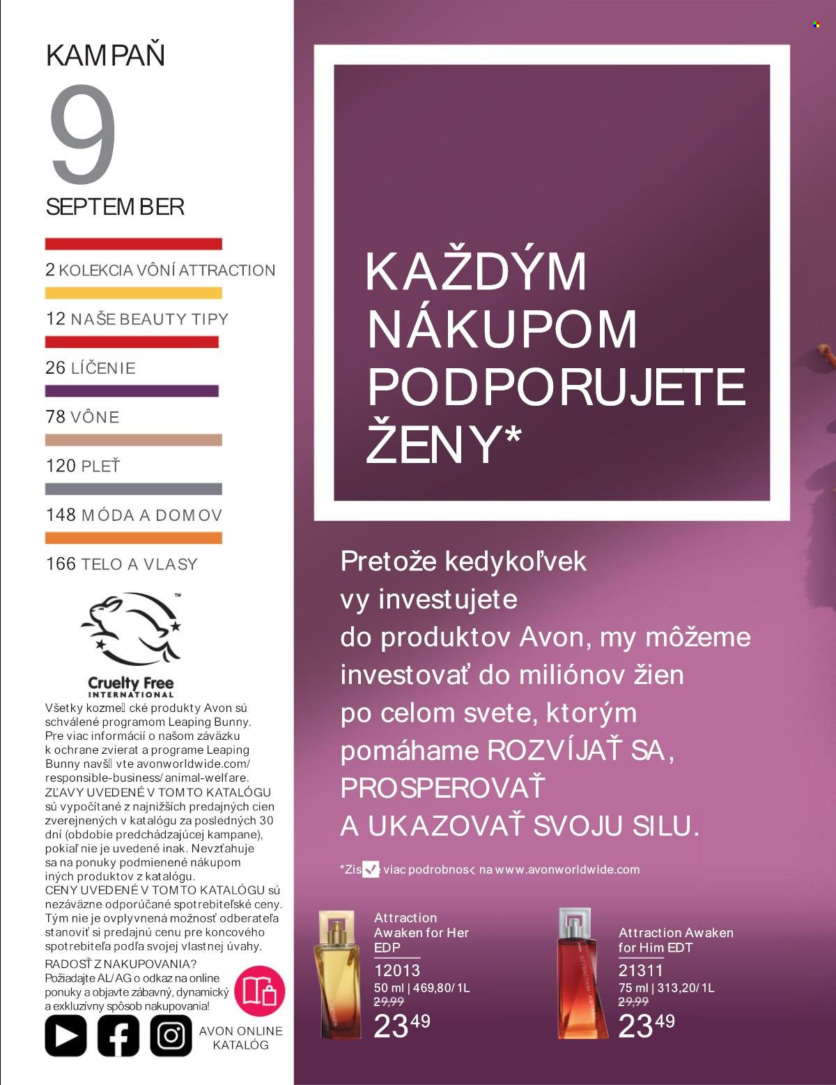 Leták Avon - 1.9.2025 - 30.9.2025. Strana 10