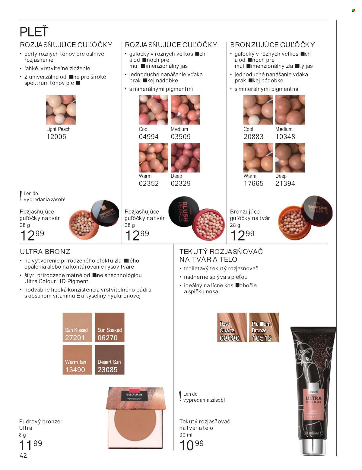 Leták Avon - 1.9.2025 - 30.9.2025. Strana 42