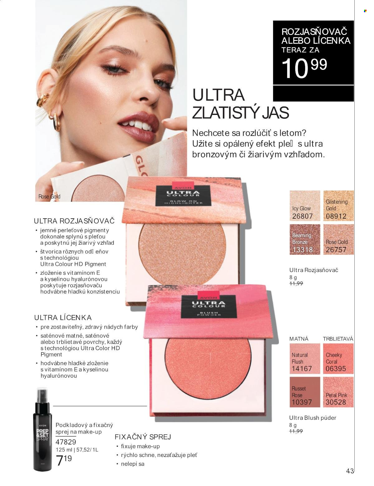 Leták Avon - 1.9.2025 - 30.9.2025. Strana 43
