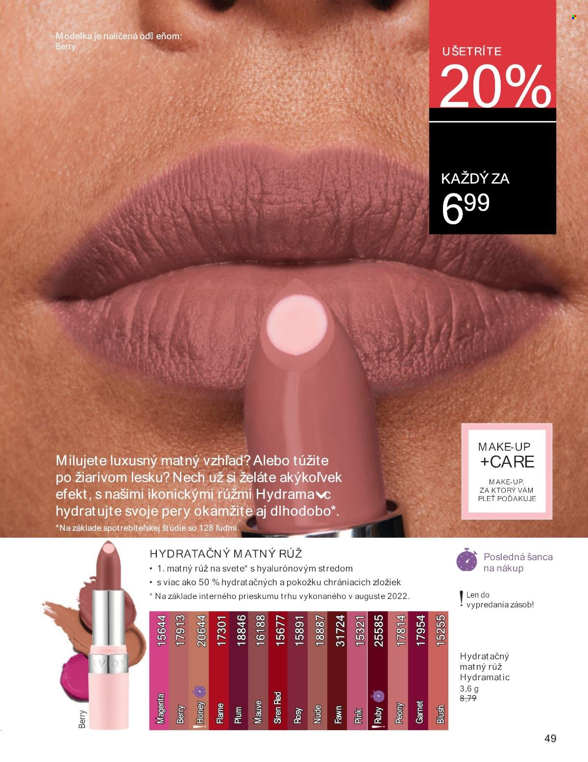Leták Avon - 1.9.2025 - 30.9.2025. Strana 49