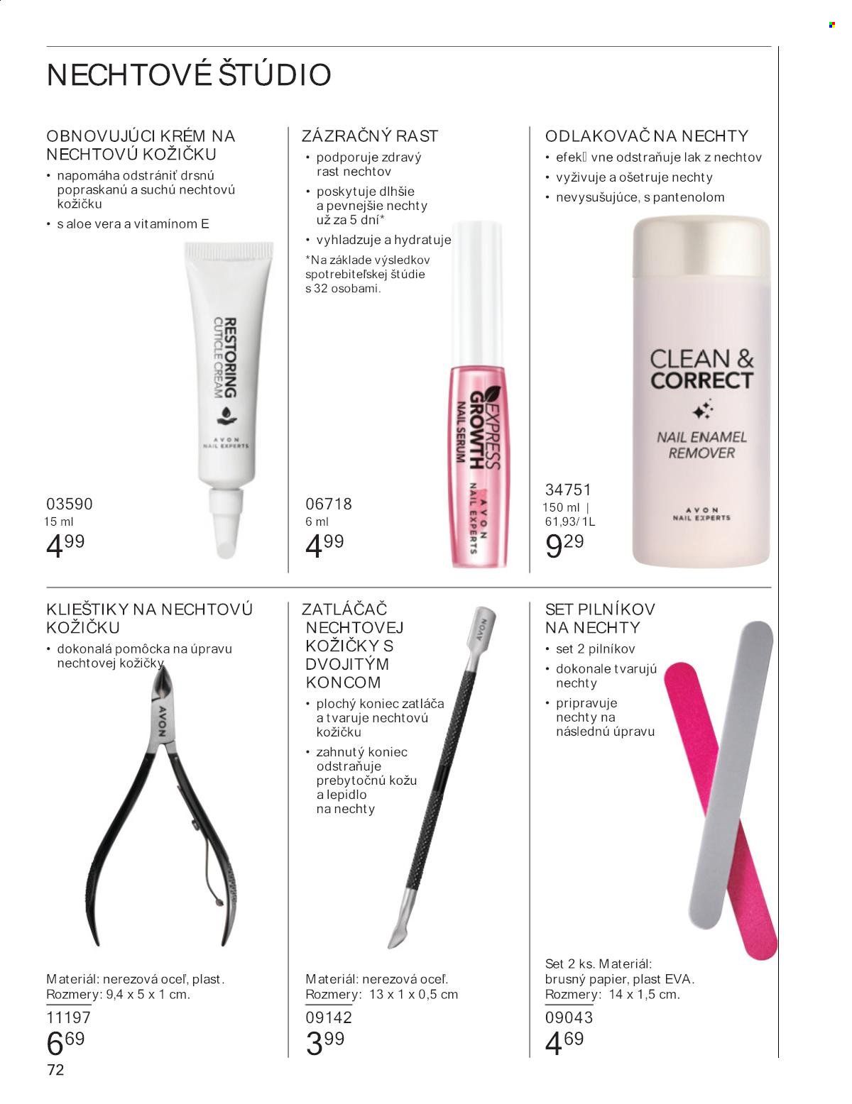 Leták Avon - 1.9.2025 - 30.9.2025. Strana 72