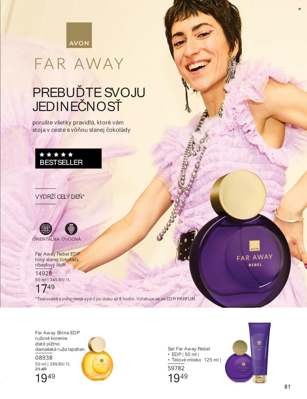 Leták Avon - 1.9.2025 - 30.9.2025. Strana 81