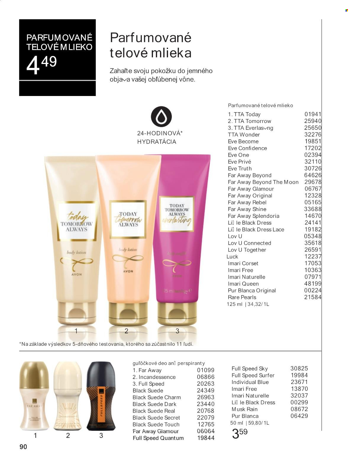 Leták Avon - 1.9.2025 - 30.9.2025. Strana 90