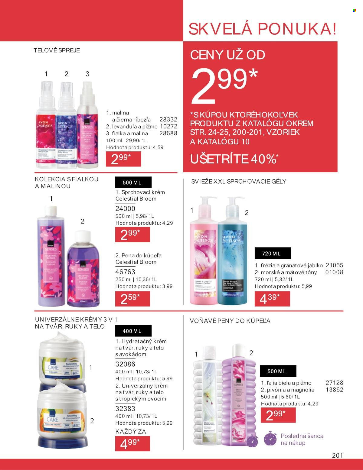 Leták Avon - 1.9.2025 - 30.9.2025. Strana 201