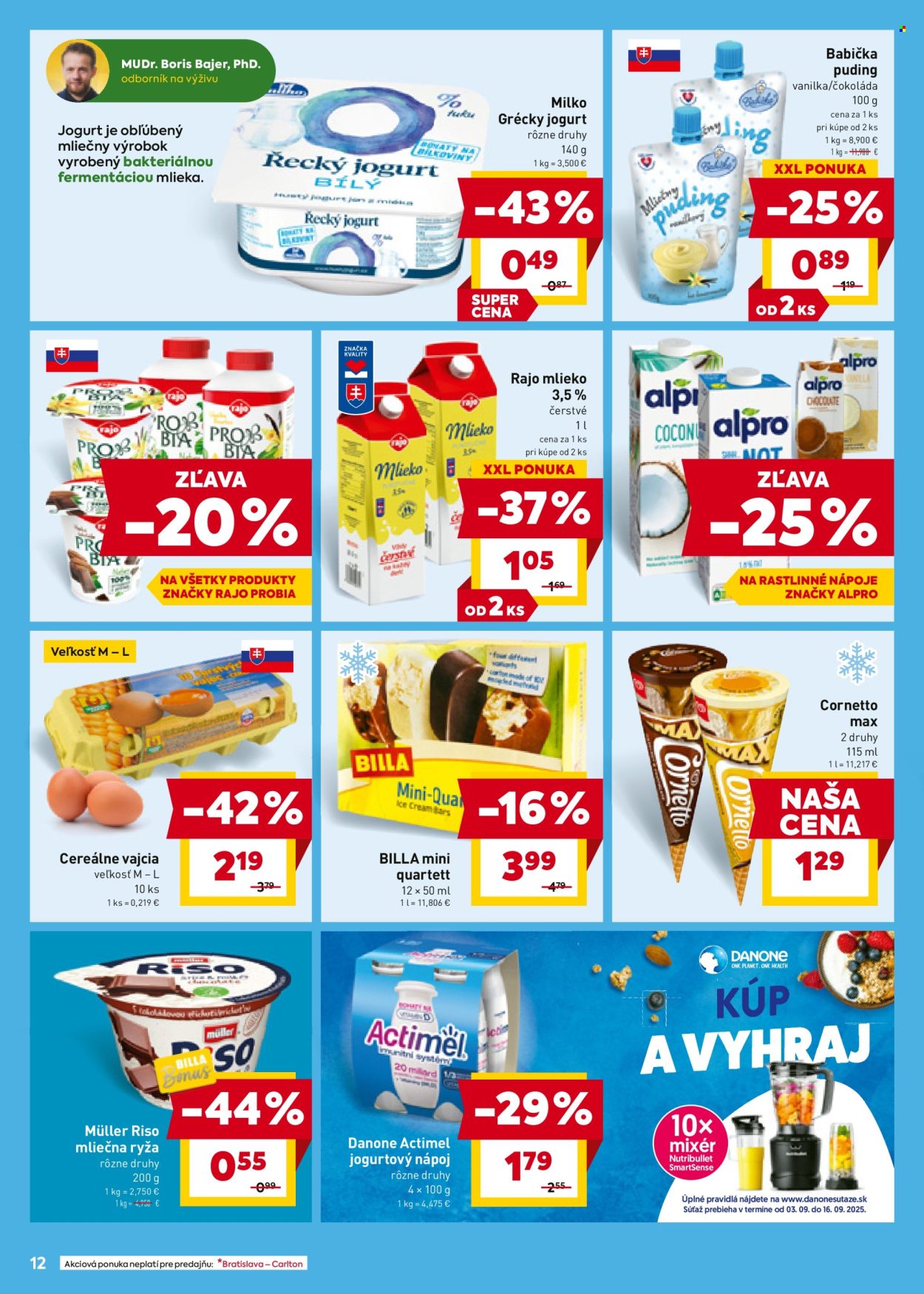 Leták Billa - 3.9.2025 - 9.9.2025. Strana 12