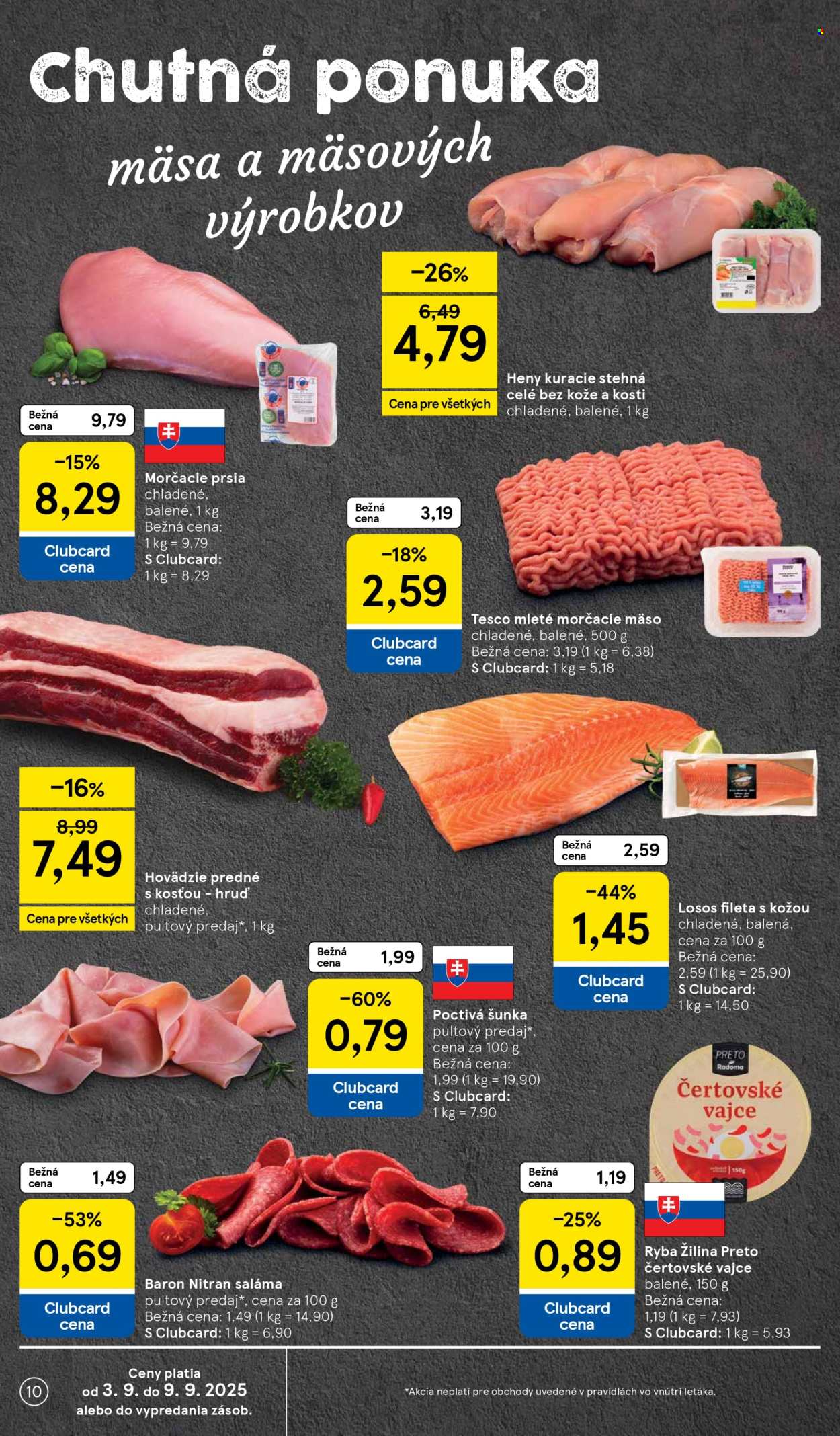 Leták TESCO - 3.9.2025 - 9.9.2025. Strana 10