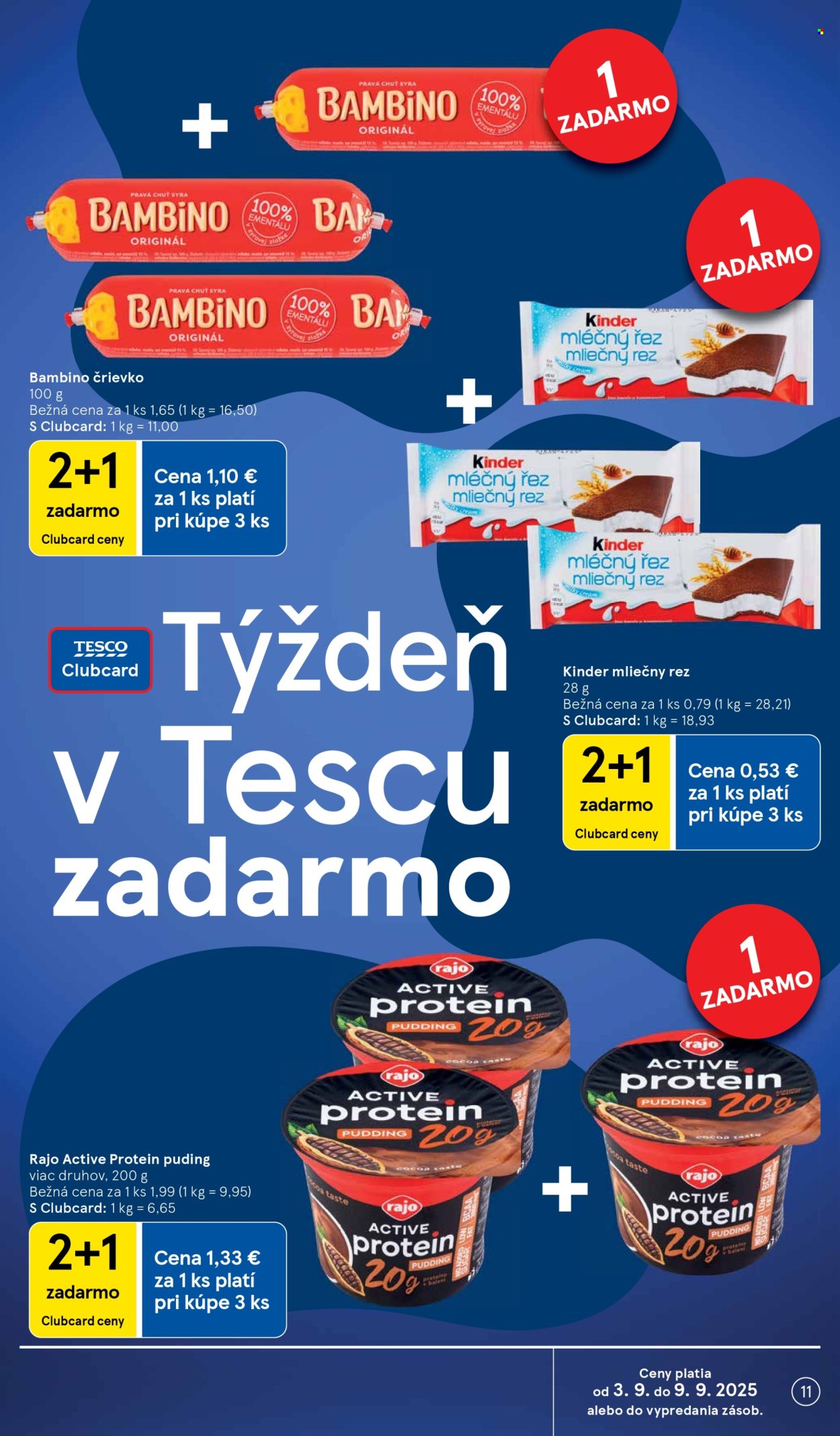 Leták TESCO - 3.9.2025 - 9.9.2025. Strana 11