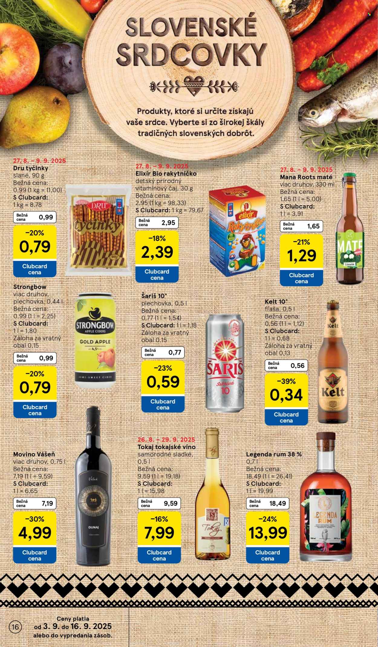 Leták TESCO - 3.9.2025 - 9.9.2025. Strana 16