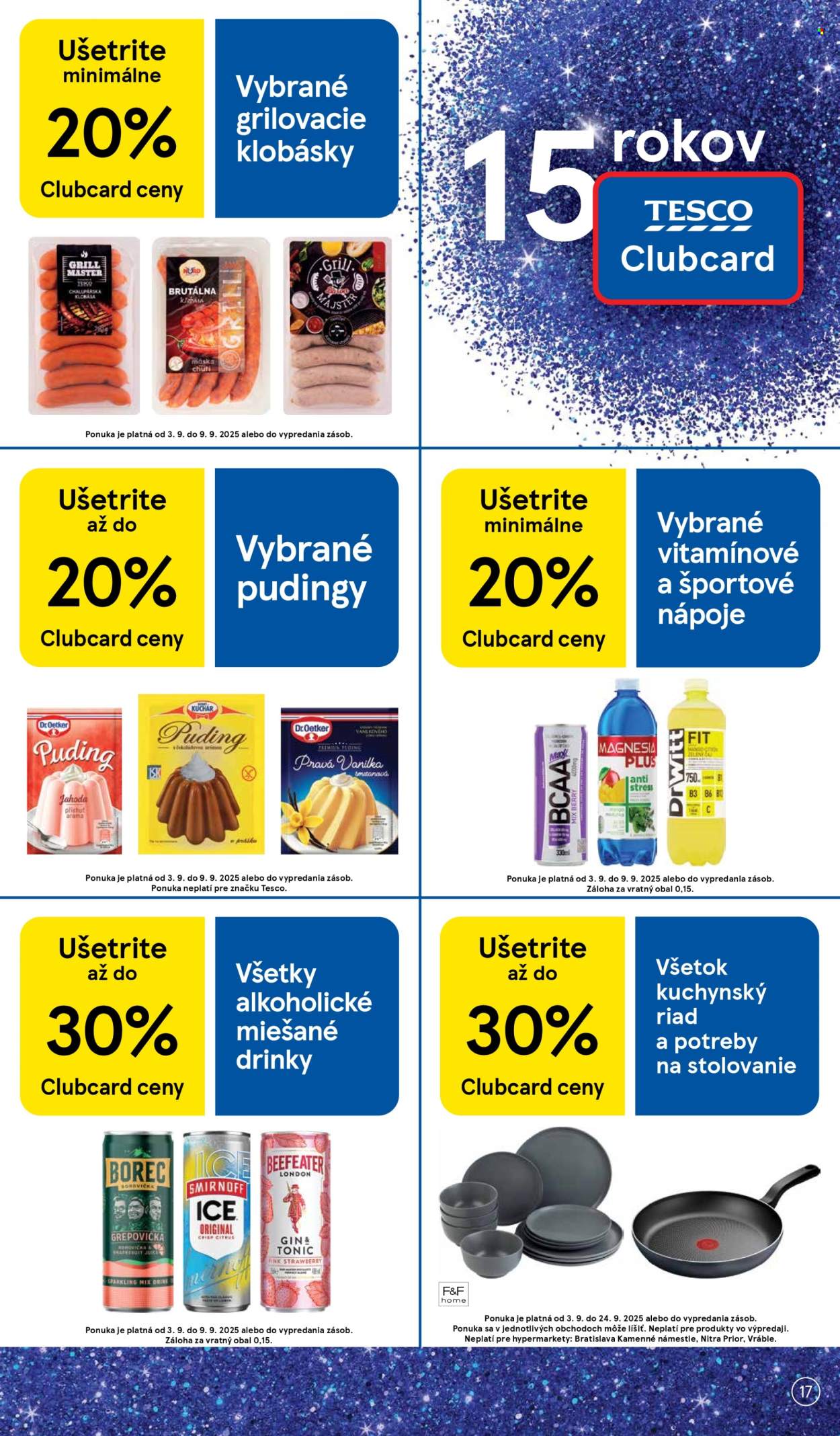 Leták TESCO - 3.9.2025 - 9.9.2025. Strana 17