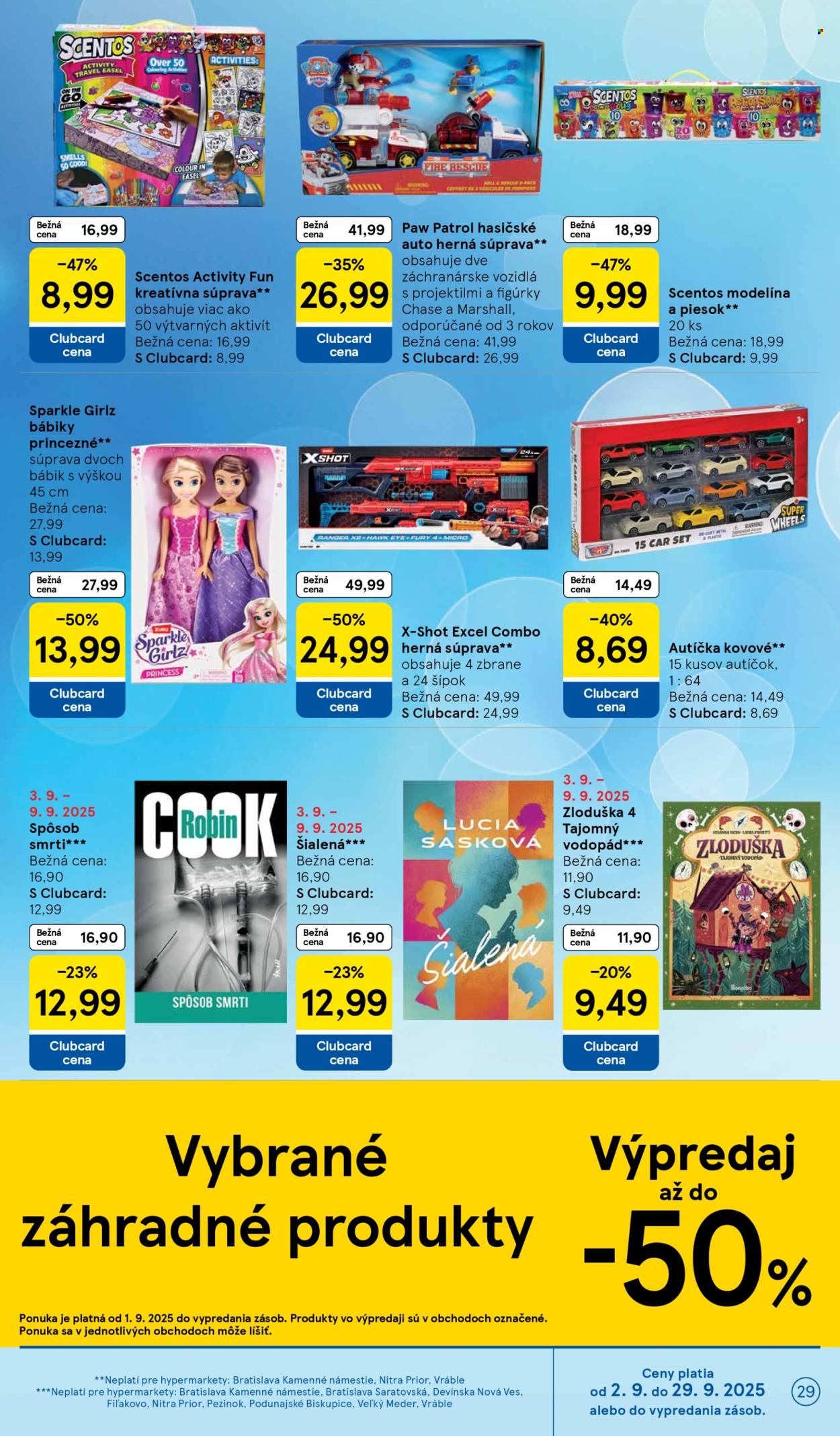 Leták TESCO - 3.9.2025 - 9.9.2025. Strana 29