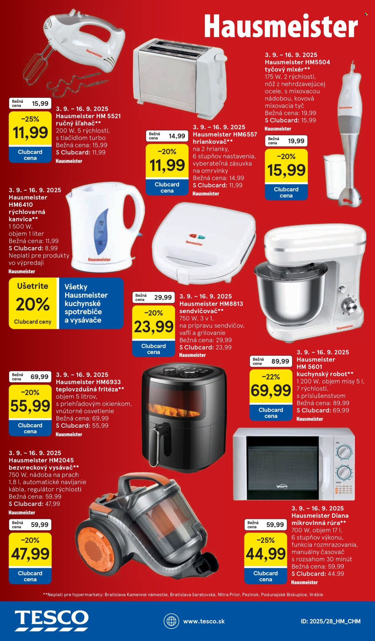 Leták TESCO - 3.9.2025 - 9.9.2025. Strana 33