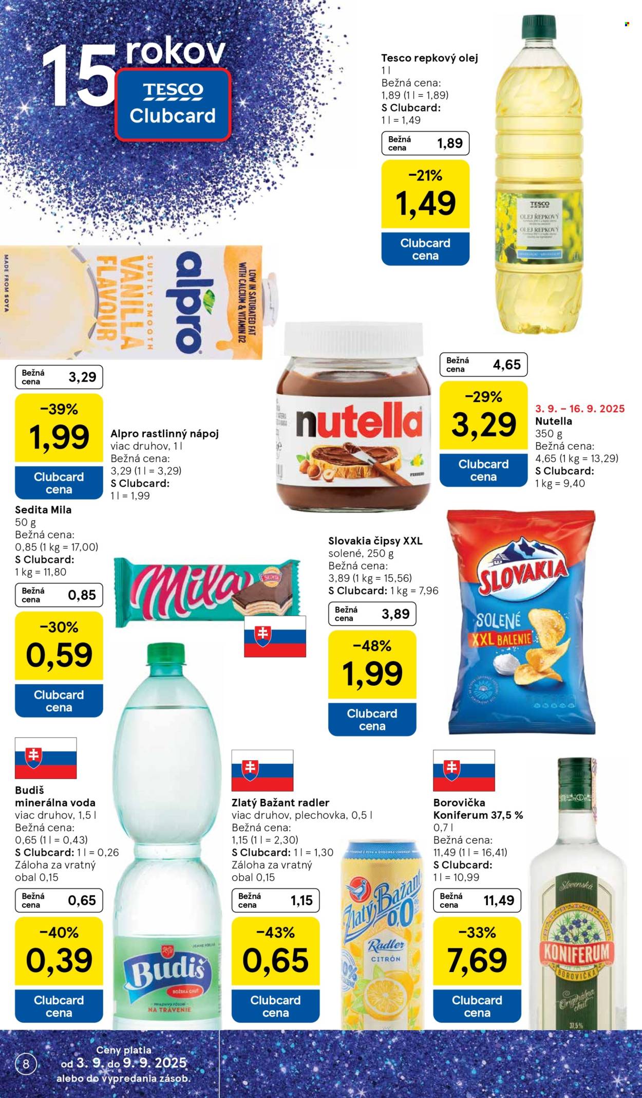 Leták TESCO supermarket - 3.9.2025 - 9.9.2025. Strana 8