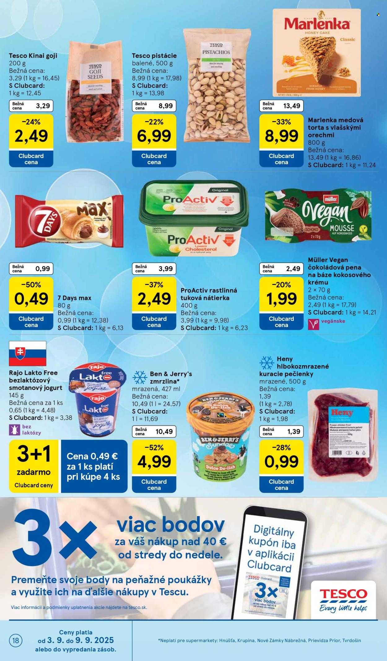 Leták TESCO supermarket - 3.9.2025 - 9.9.2025. Strana 18