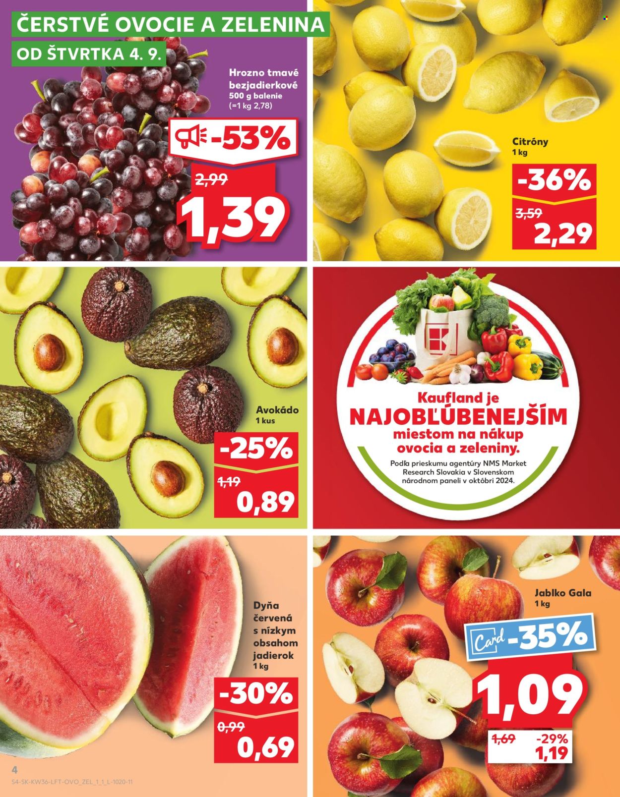 Leták Kaufland - 4.9.2025 - 10.9.2025. Strana 4