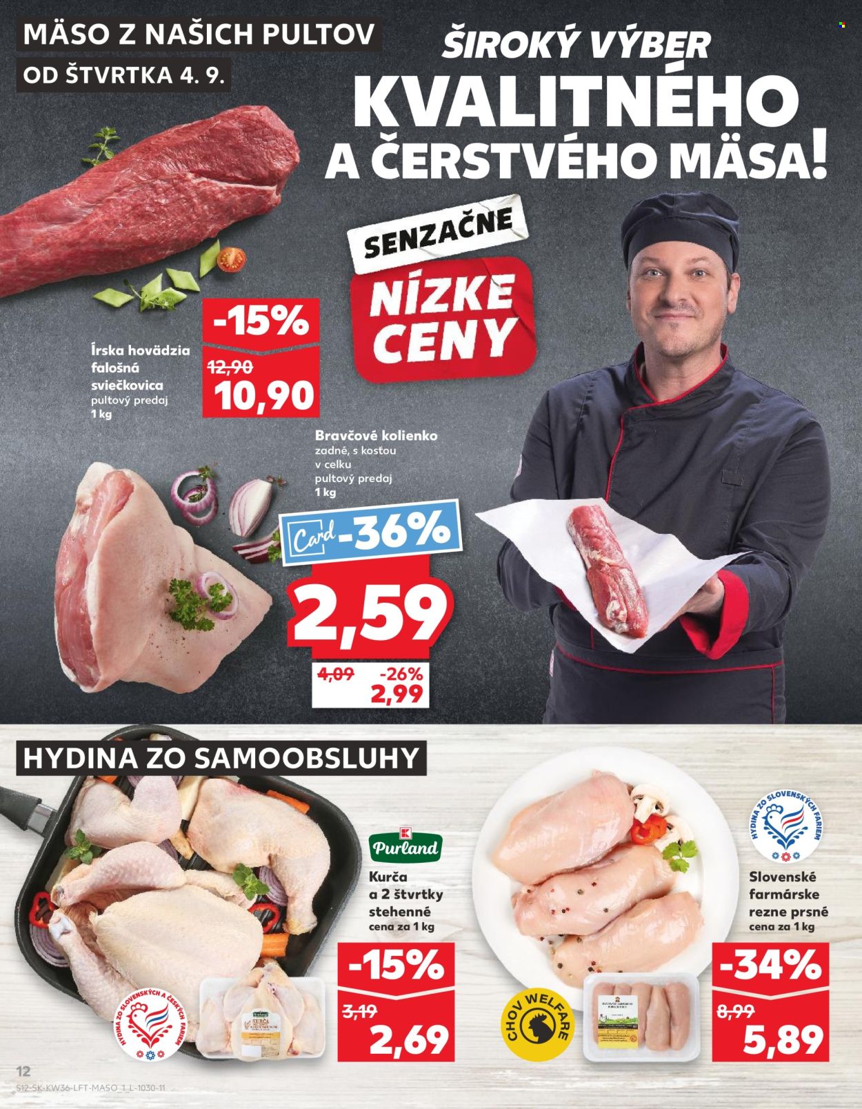 Leták Kaufland - 4.9.2025 - 10.9.2025. Strana 12