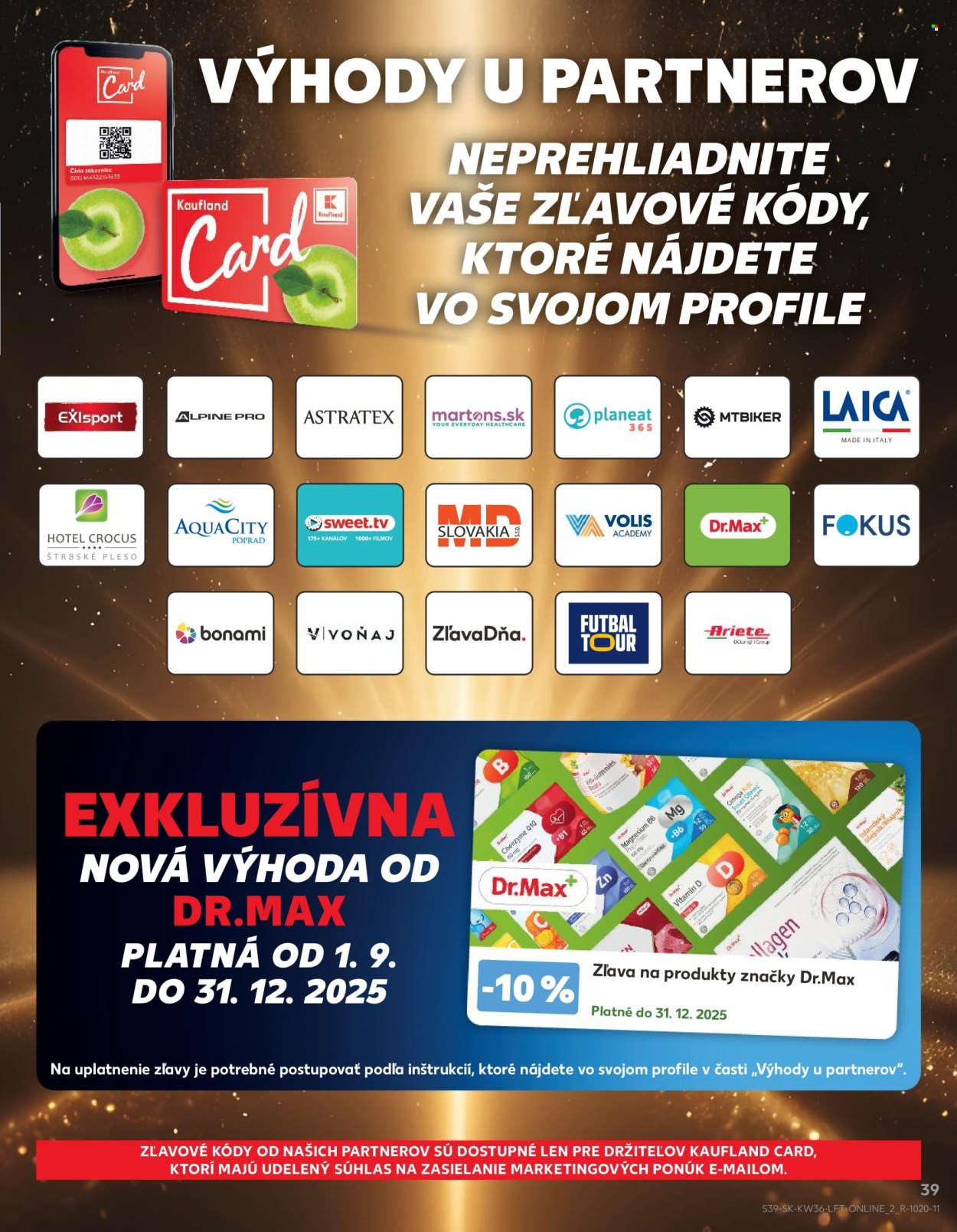 Leták Kaufland - 4.9.2025 - 10.9.2025. Strana 39
