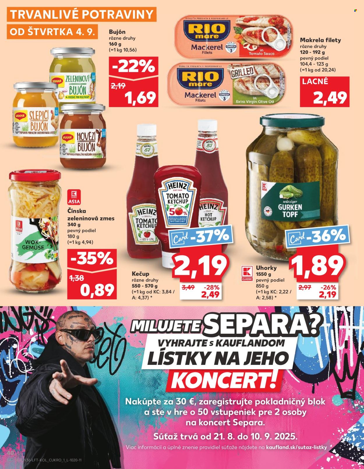 Leták Kaufland - 4.9.2025 - 10.9.2025. Strana 40