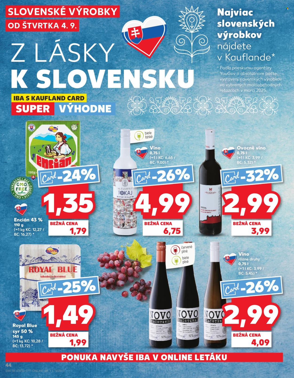 Leták Kaufland - 4.9.2025 - 10.9.2025. Strana 44