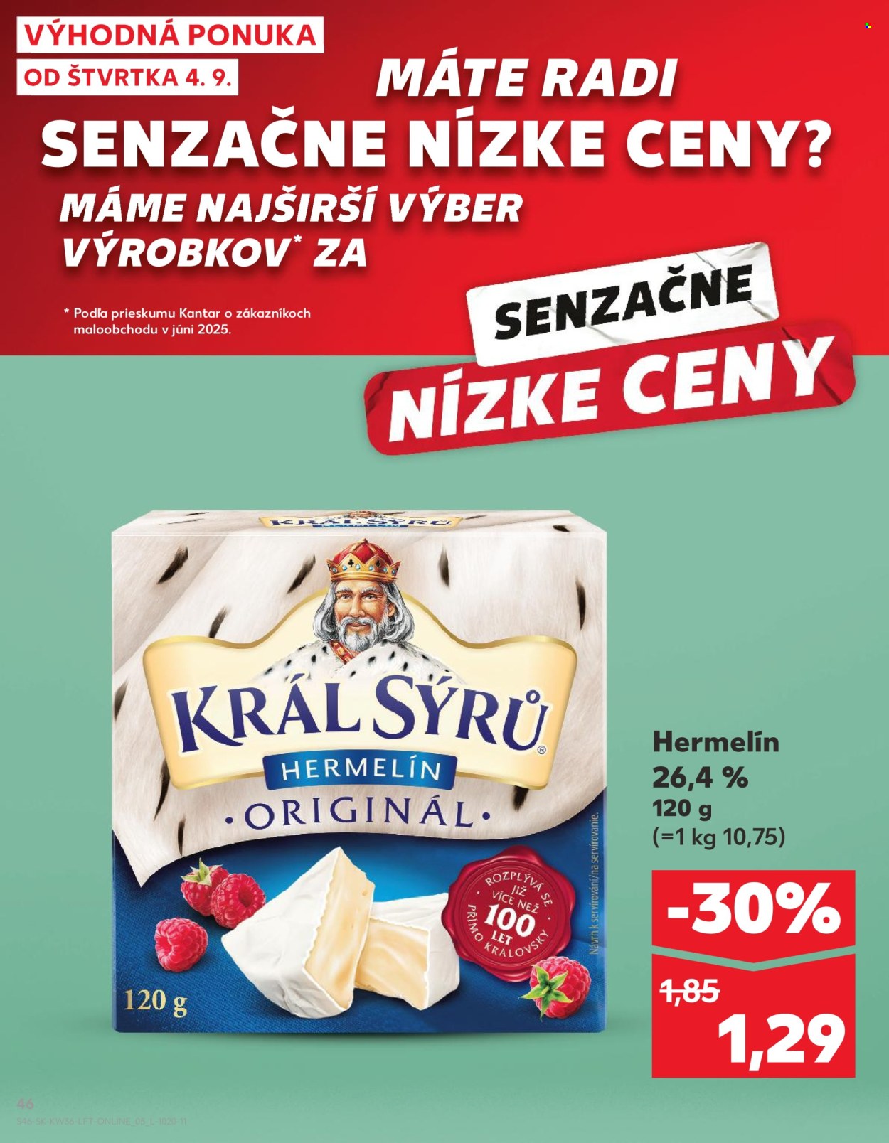 Leták Kaufland - 4.9.2025 - 10.9.2025. Strana 46