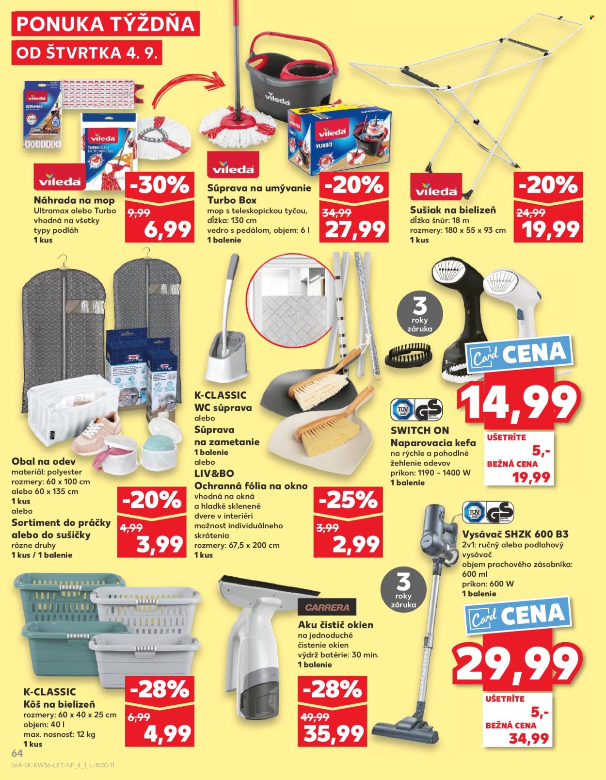 Leták Kaufland - 4.9.2025 - 10.9.2025. Strana 64