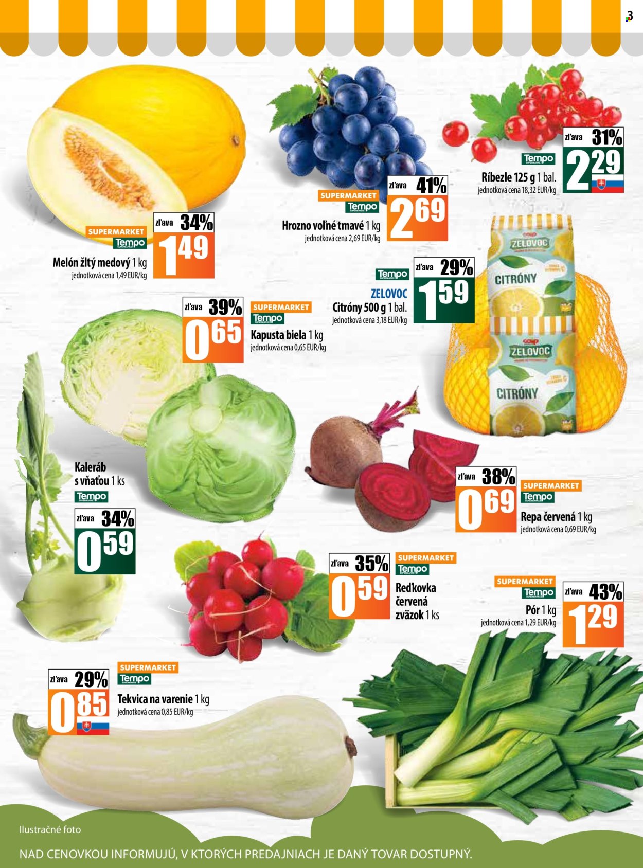 Leták COOP Jednota - 4.9.2025 - 10.9.2025. Strana 3
