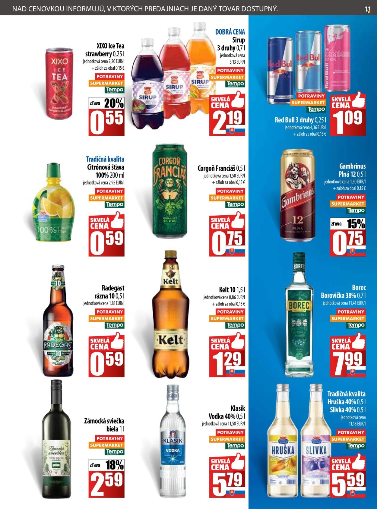 Leták COOP Jednota - 4.9.2025 - 10.9.2025. Strana 11