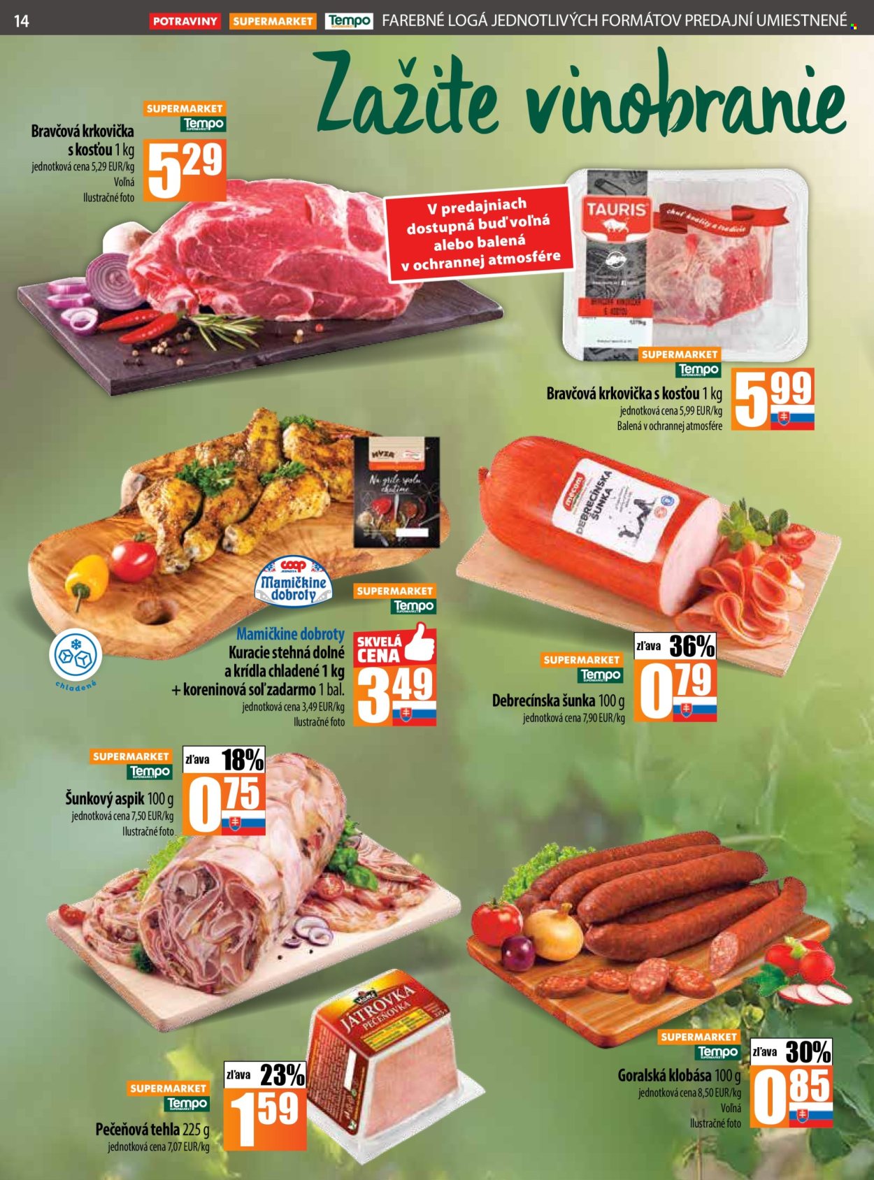 Leták COOP Jednota - 4.9.2025 - 10.9.2025. Strana 14